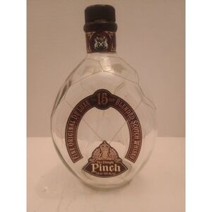 The Dimple Pinch Empty Bottle Caged 15 Yr Blended Scotch Whisky 750ml Scotland
